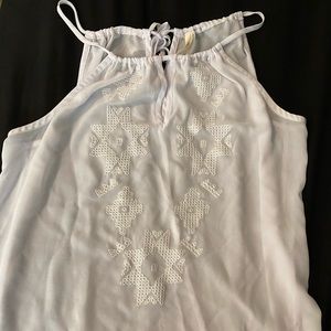 Tank cover up/blouse